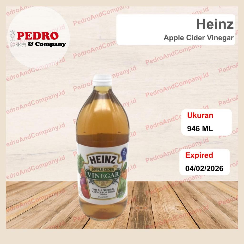

Heinz - Apple cider vinegar/ cuka apel 946 ml/ 32oz)