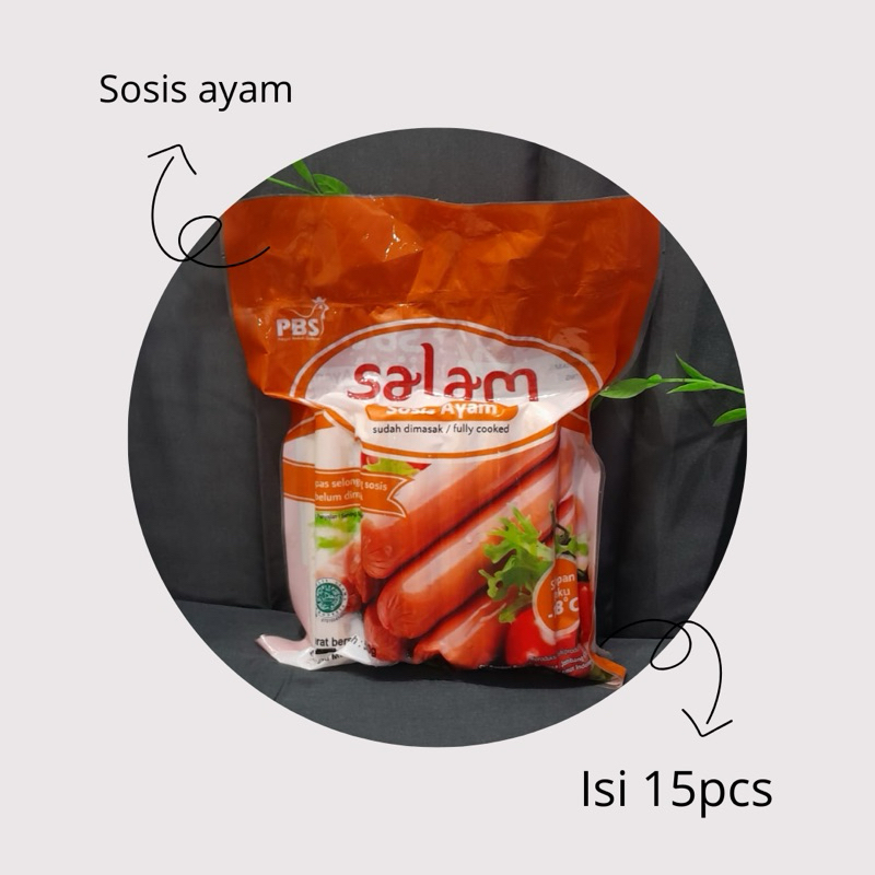 

[FF FROZEN] SOSIS SALAM AYAM 500gr