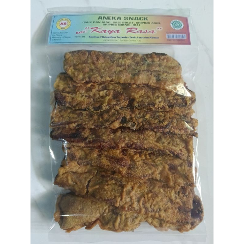 

Sale Pisang Goreng Panjang 200gr khas Cilacap | Kemasan plastik PP tebal