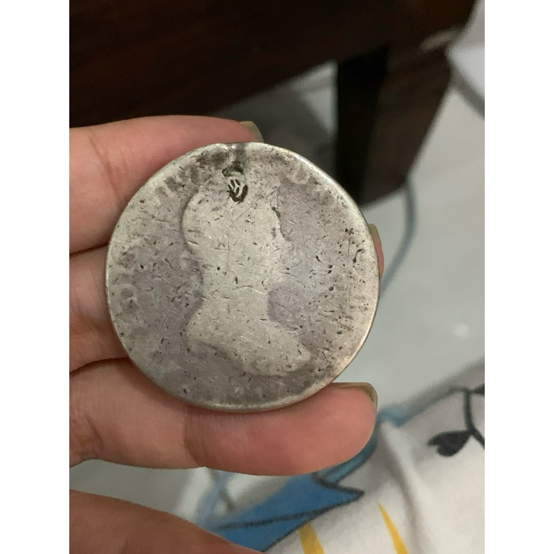 koin perak silver aus ferdin 8 reales