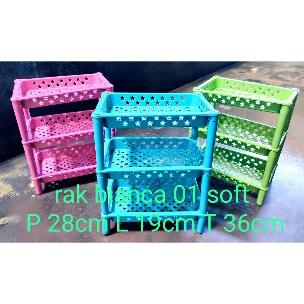 RAK BIANCA SERBAGUNA MEDIUM & JUMBO / RAK BIANCA 3 SUSUN / RAK SERBAGUNA MEDIUM / RAK SERBAGUNA JUMB