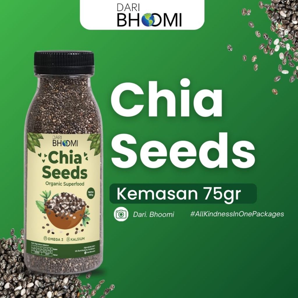 

DARI.BHOOMI BLACK CHIA SEED 75GR