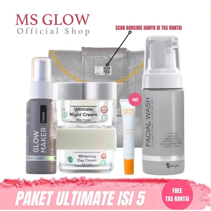 Ms Glow Ultimate Series Untuk Flek Hitam & Anti Aging