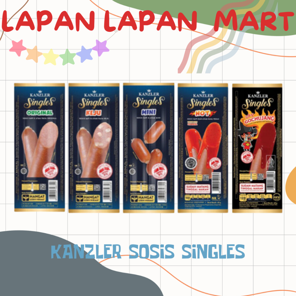 

Kanzler Sosis Singles All Varian