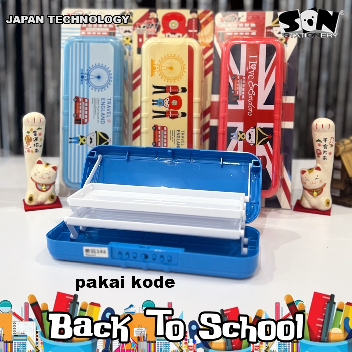 

KOTAK PENSIL PLASTIK LONDON / TEMPAT PENSIL PLASTIK (XPM-230-C)