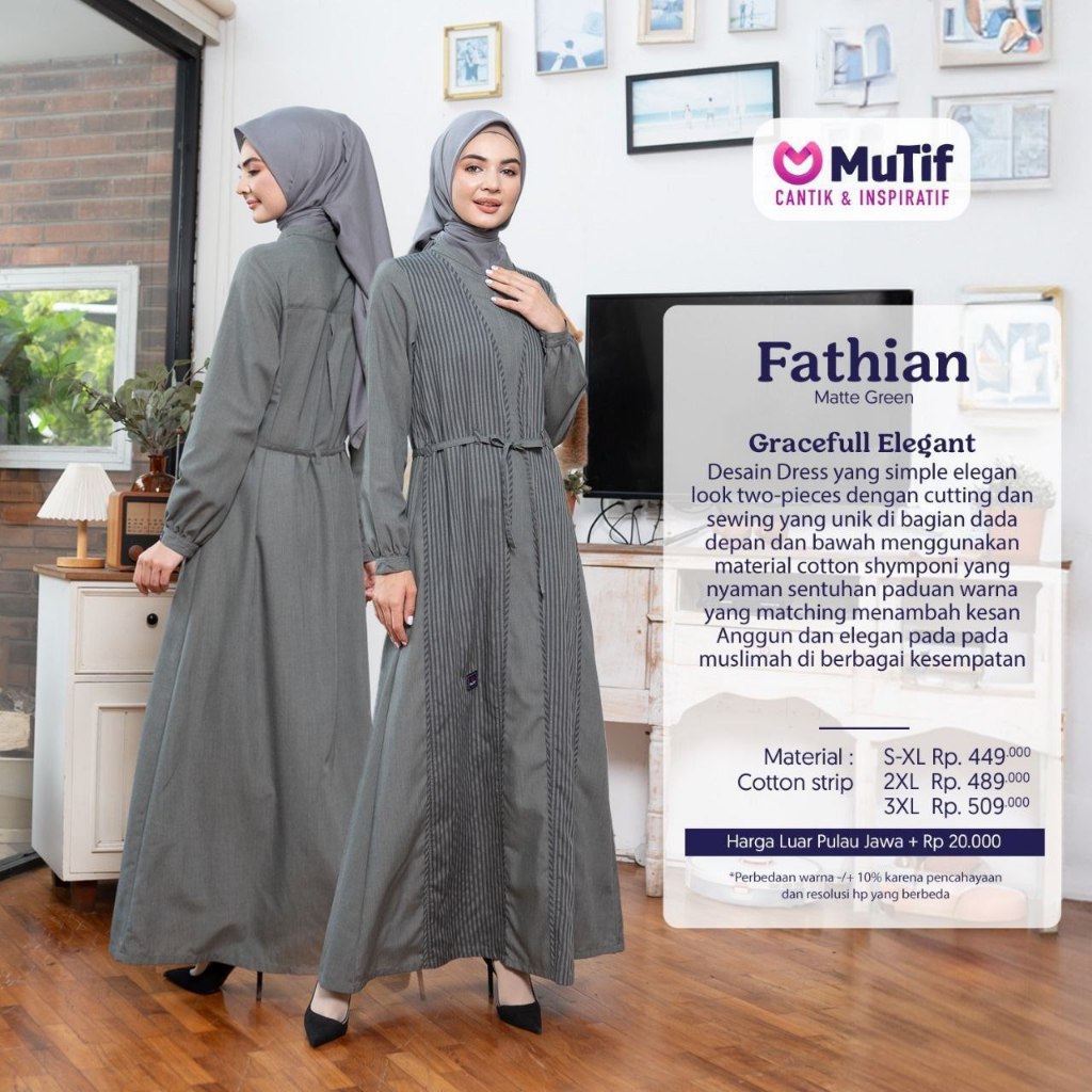 MUTIF FATHIAN / GAMIS FATHIAN / FATHIAN MUTIF / GAMIS DEWASA / GAMIS / FATHIAN / MUTIF / GAMIS TERBA
