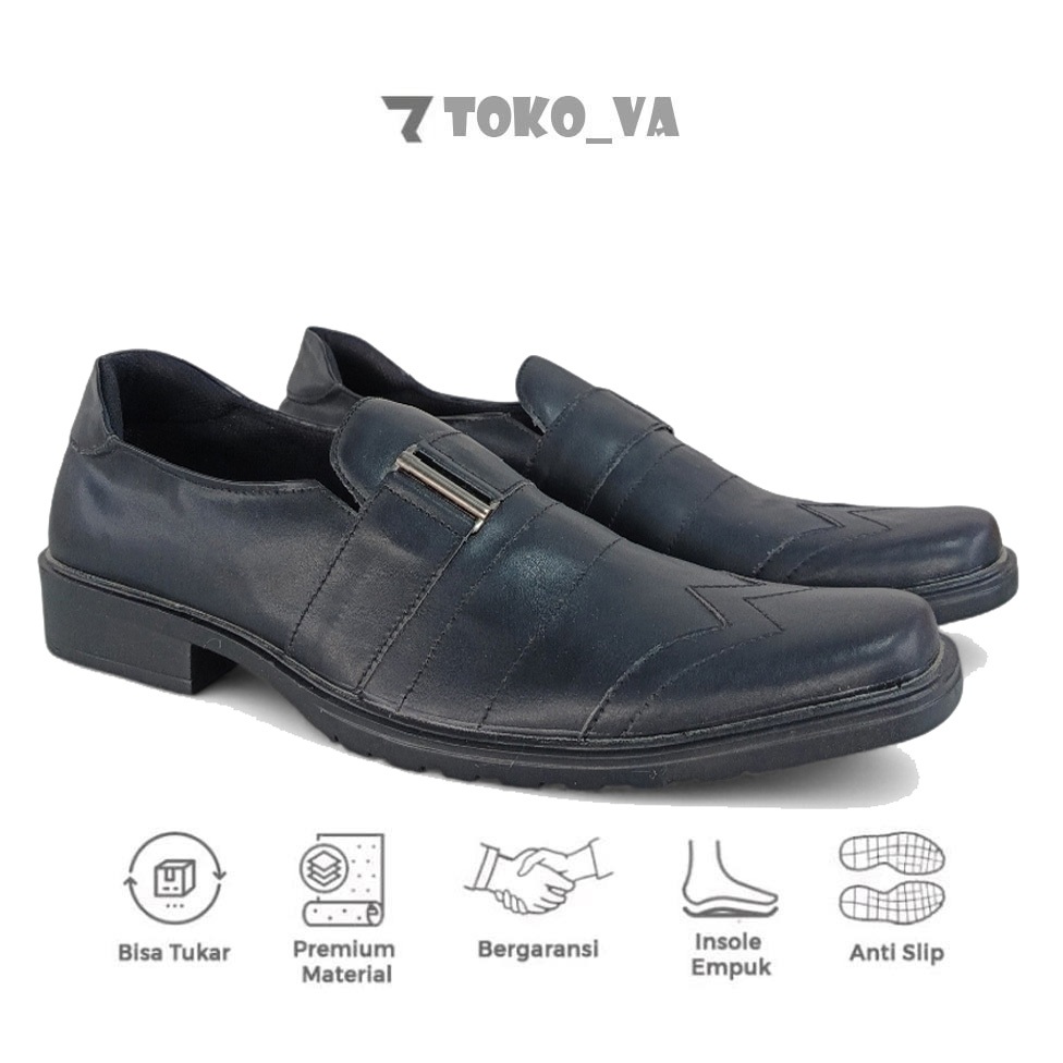 No 43 44 45 46 47 - ORIGINAL Pantofel Ukuran Super Big Size / Sepatu Pria Kulit Asli Pantopel Ukuran