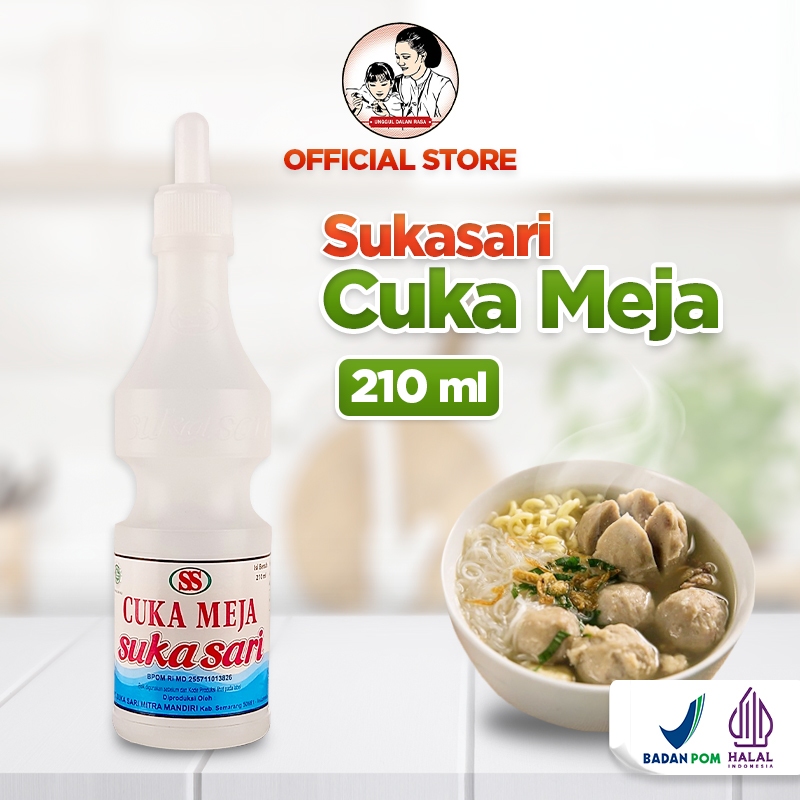 

CUKA SUKASARI BOTOL PLASTIK 210 ml - SCAP