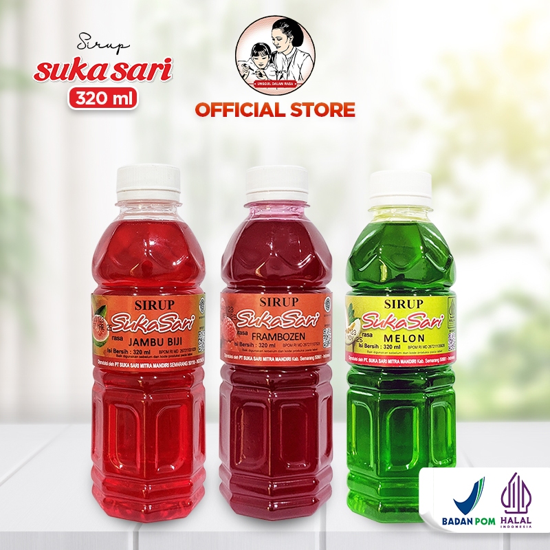 

Sirup Sukasari 320 ml - Botol plastik PET - Hemat