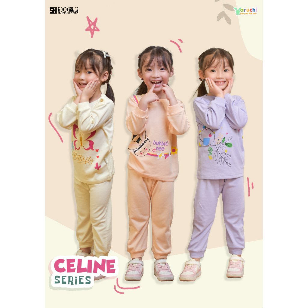 Aruchi Setelan Panjang Celine Series - Setelan Anak Perempuan