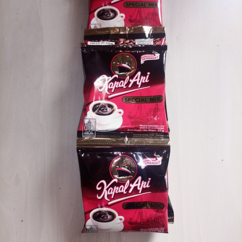 

Kopi Kapal Api Special Mix 23 gram / 1 renceng (10 sachet)