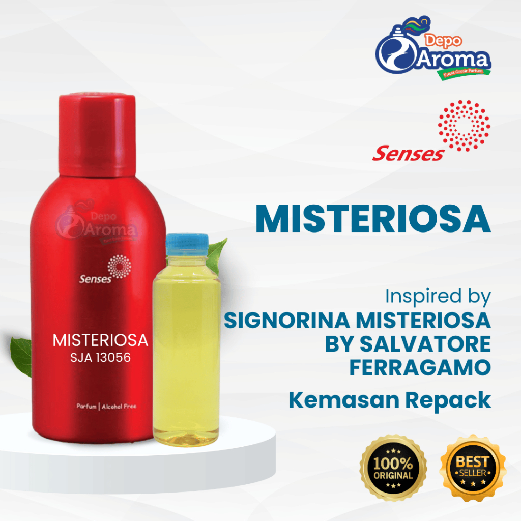 PARFUM BIBIT MURNI - MISTERIOSA - REPACKING - SENSES