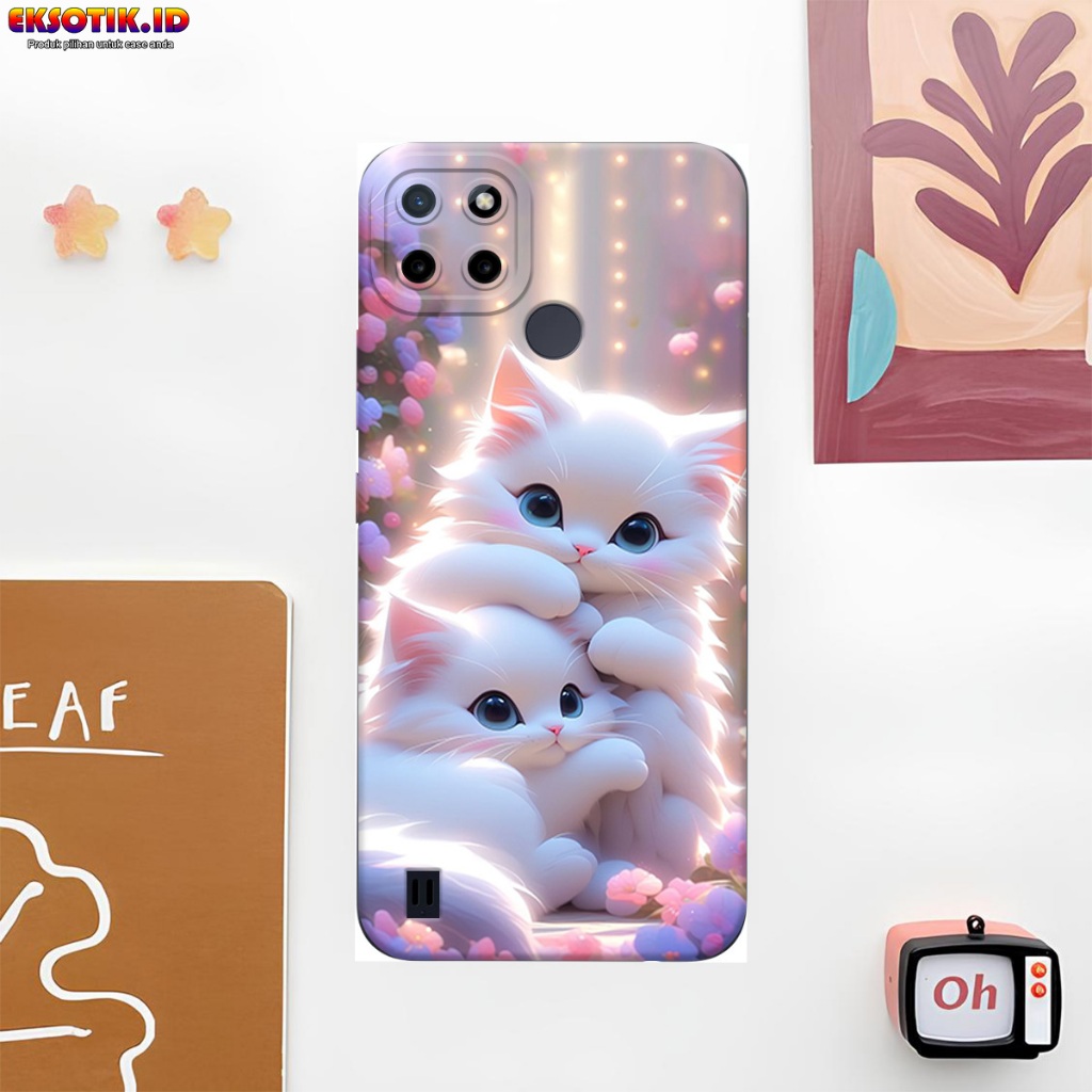 Case Realme C21Y C25Y - Casing Realme C21Y C25Y - Fashion Case - Silikon Realme C21Y C25Y  - Motif K