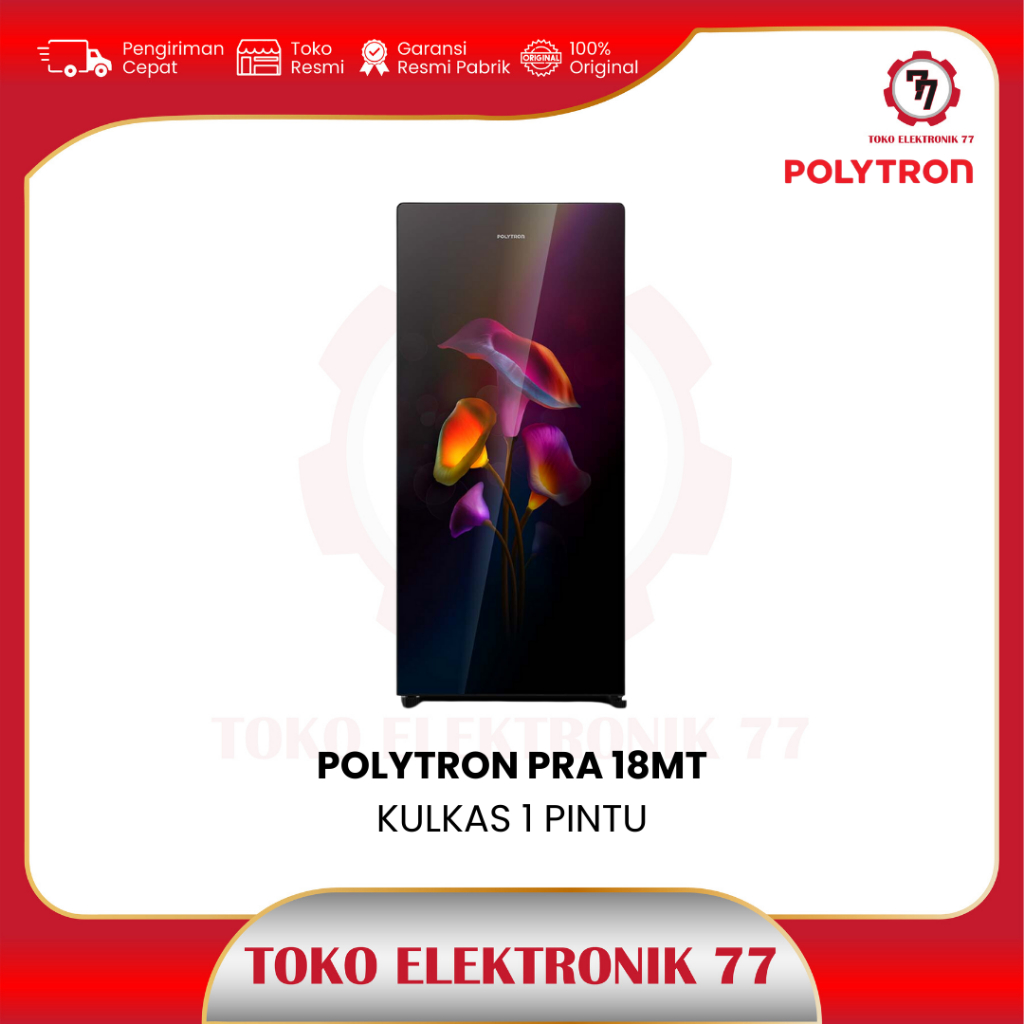 Kulkas Polytron PRA 18 MTR 1 pintu 180 Liter Khusus Wilayah Solo