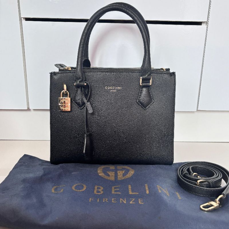 Gobelini Black Handbag