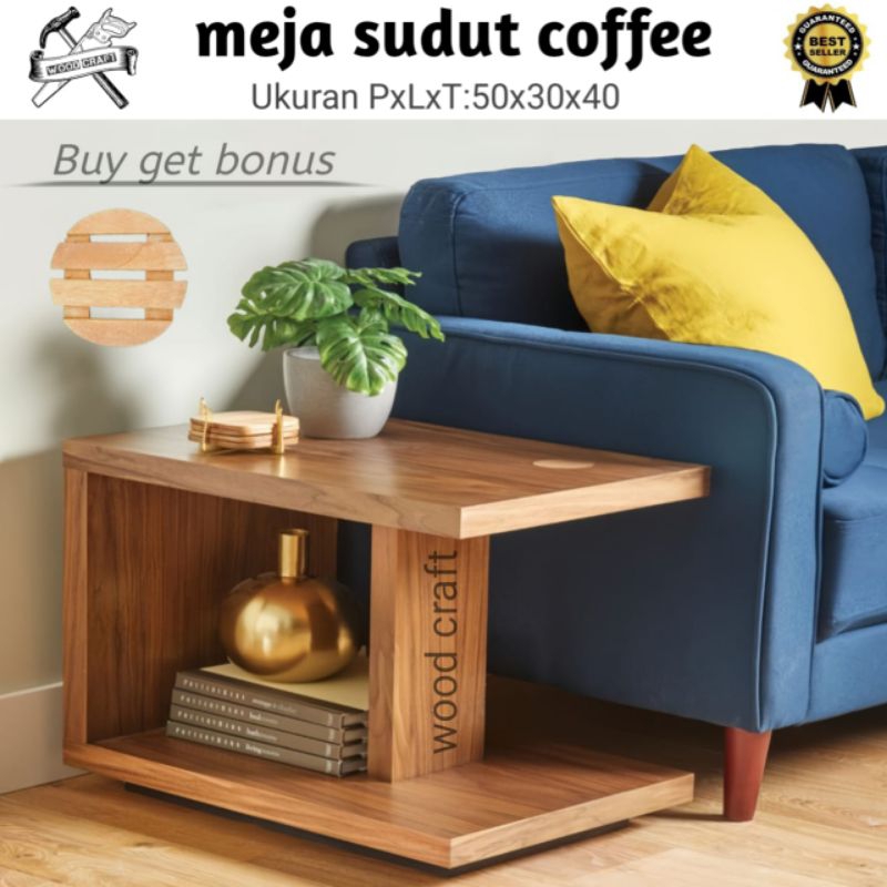 meja sudut meja kopi meja kayu tempat bunga Meja ruang tamu top table