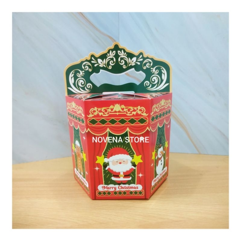 

BOX KOTAK DUS NATAL MERRY CHRISTMAS 2 TOPLES 500g