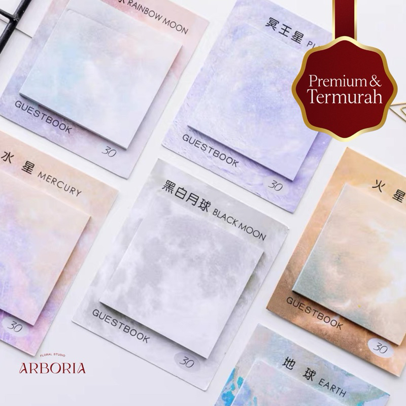 

[PREMIUM] 30 Lembar Sticky Note Galaxy Aestetik Journal Diary Scrapbook