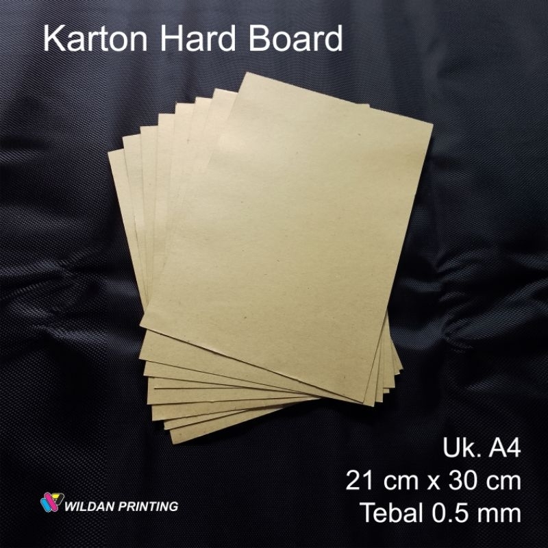 

Karton Hardboard 0.5 mm Uk. A4