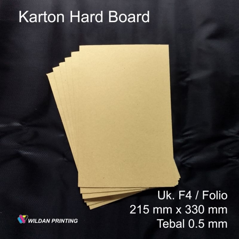 

Karton Hardboard 0.5 mm Uk. F4