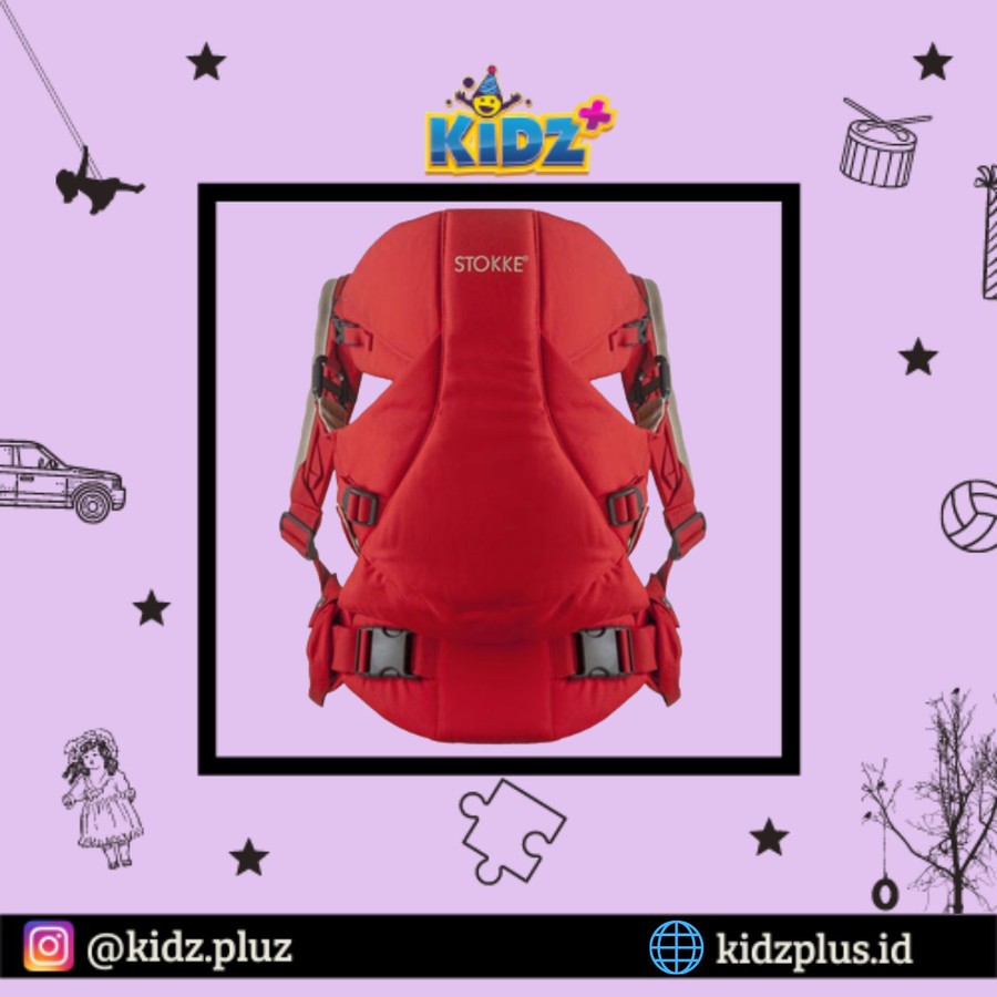 Sewa STOKKE my carrier , the organic 3 in 1 baby carrier - Red