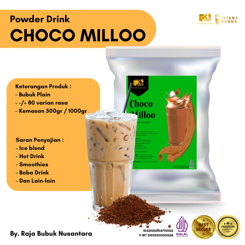 

Bubuk Minuman Choco Millo Bubuk Minuman Rasa Coklat Millo Bubuk Minuman rasa Choco Milo 1 kg