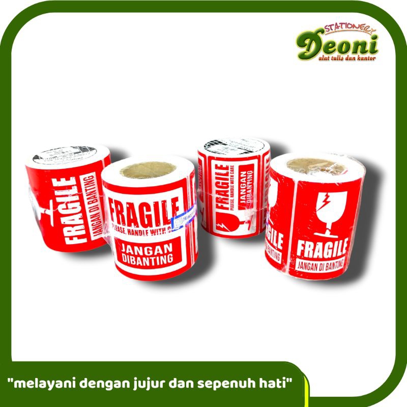 

Blueprint Sticker Fragile Merah Putih 80 x 100 @200pcs