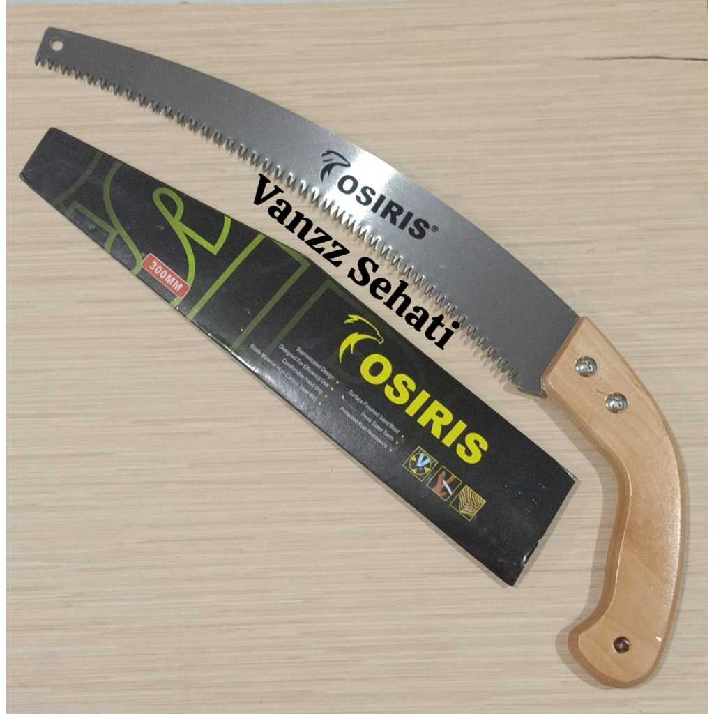 GERGAJI DAHAN / GERGAJI KOPI / GERGAJI LENGKUNG GAGANG KAYU MERK OSIRIS