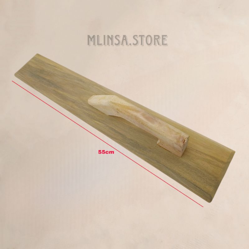 Roskam Kayu 55cm Raskam Acian Plester Tembok