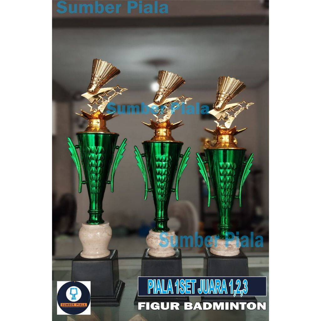PIALA 1SET JUARA 1,2,3 BADMINTON