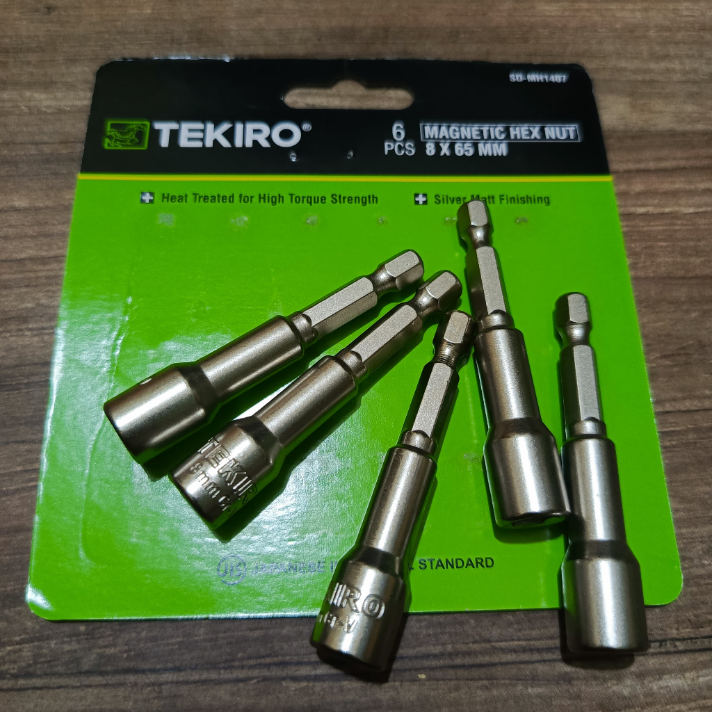Tekiro Mata Roofing - Sock 8x65mm Magnetic - Roofing Hex Nut