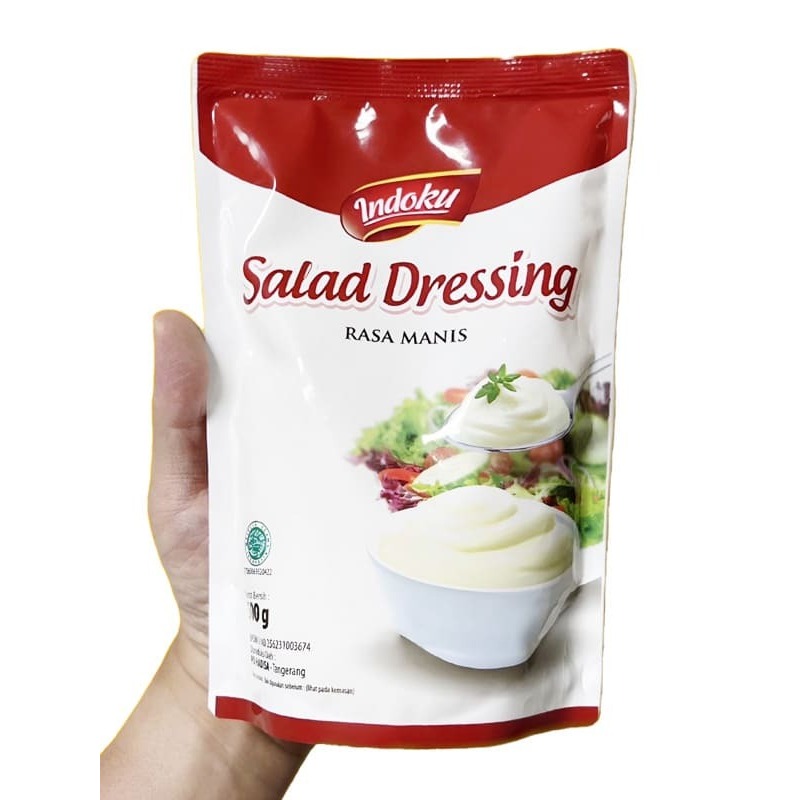 

Indoku Salad Dressing Rasa Manis 500gr kemasan Pouch Merah
