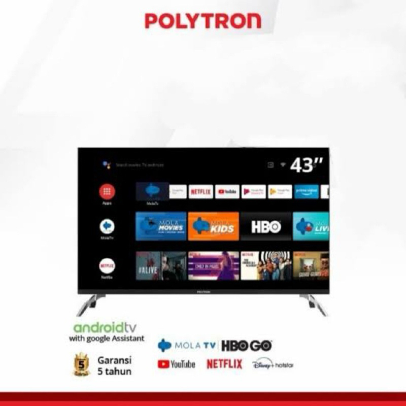LED POLYTRON 43IN ANDROID TV