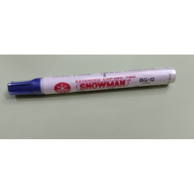 

Spidol Snowman Whiteboard warna biru.