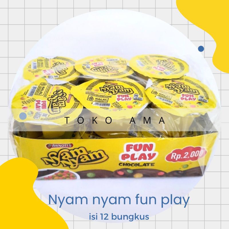 

[Harga grosir] Nyam nyam fun play arnotts (12x11gr)