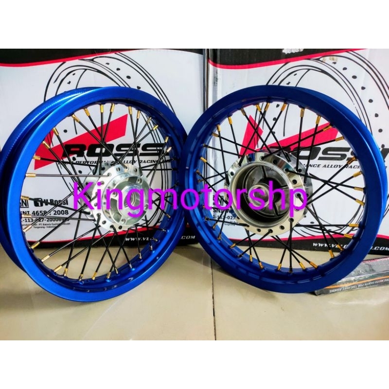VELG REVO FIT SUPRA X125 BLADE VELG ROSSI RING 14 UK VELG 185/215/14 BISA Request Warna Velg