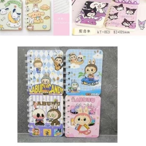 

N0TEBOOK NOTE BOOK RING BEST SELLER ISI 50 LEMBAR & 80 LEMBAR UK. 7X9CM//1 buku