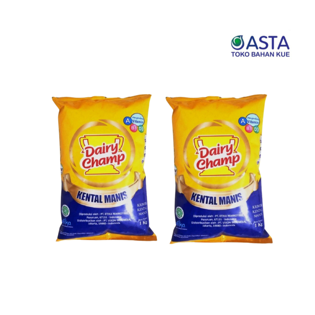 

DA Dairy Champ Susu Krimer Kental Manis 1 Kg & 2,5 Kg