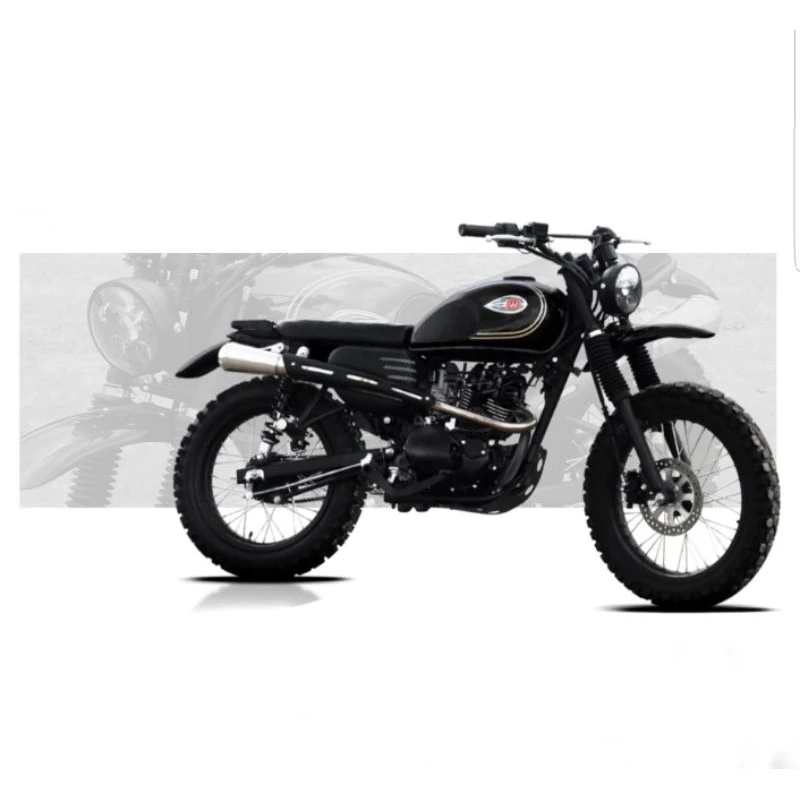 Knalpot W175 Scrambler Tracker Original Spartans
