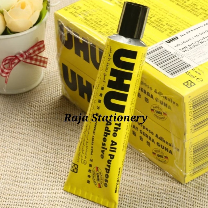 

KP8 UHU All Puose TRANSPARENT 7ml 35ml 125ml Lem UHU Cair Bening Serbaguna Kecil Sedang