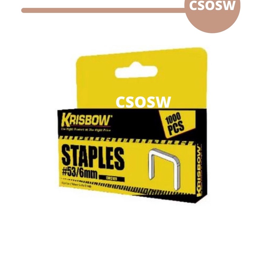 

Premium Krisbow Isi Ulang Staples 536 mm Isi 1Pcs