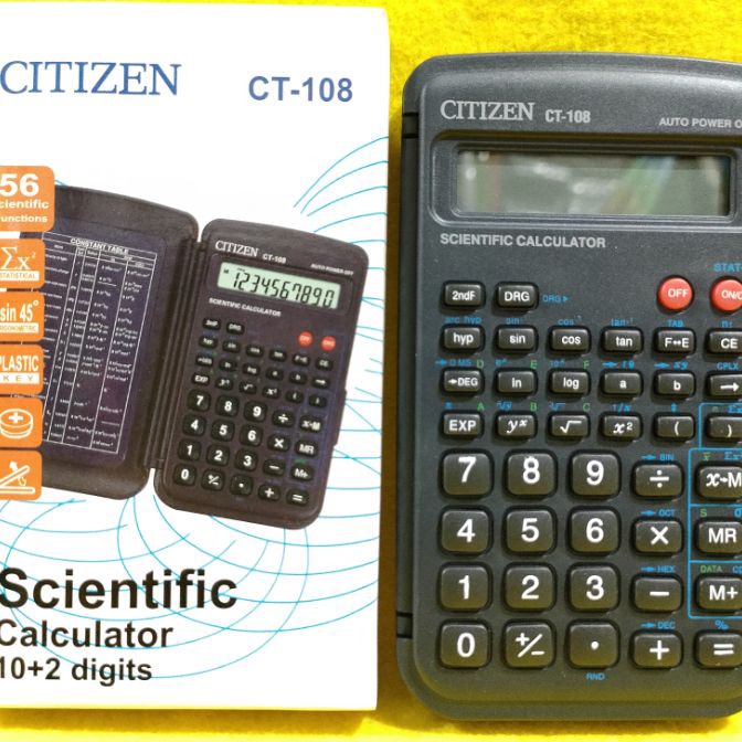 

Premium Kalkulator Citizen Scientific Ilmiah CT 1