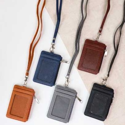 

Grosir SAFFELION SCATO ID Card holder Name tag kulit PU SFL18