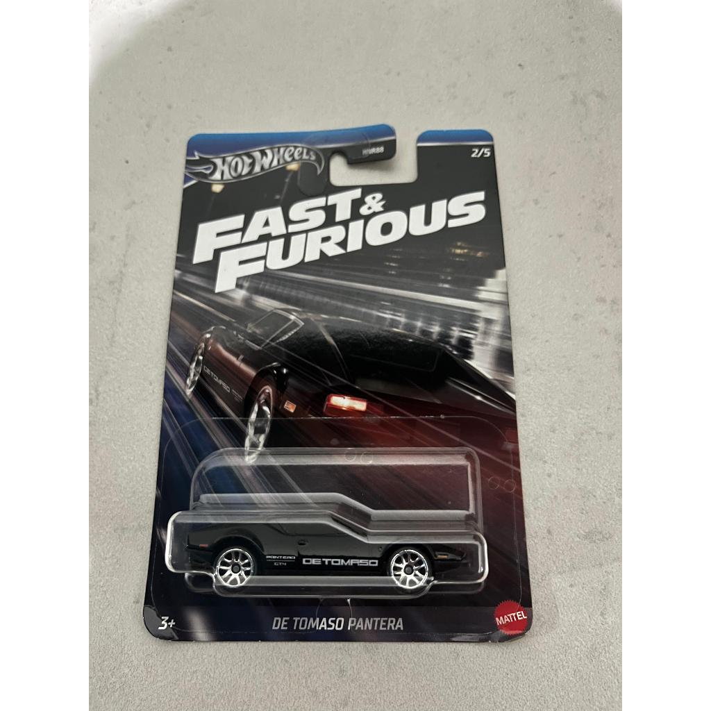 Hot Wheels Fast and Furious De Tomaso Pantera Original