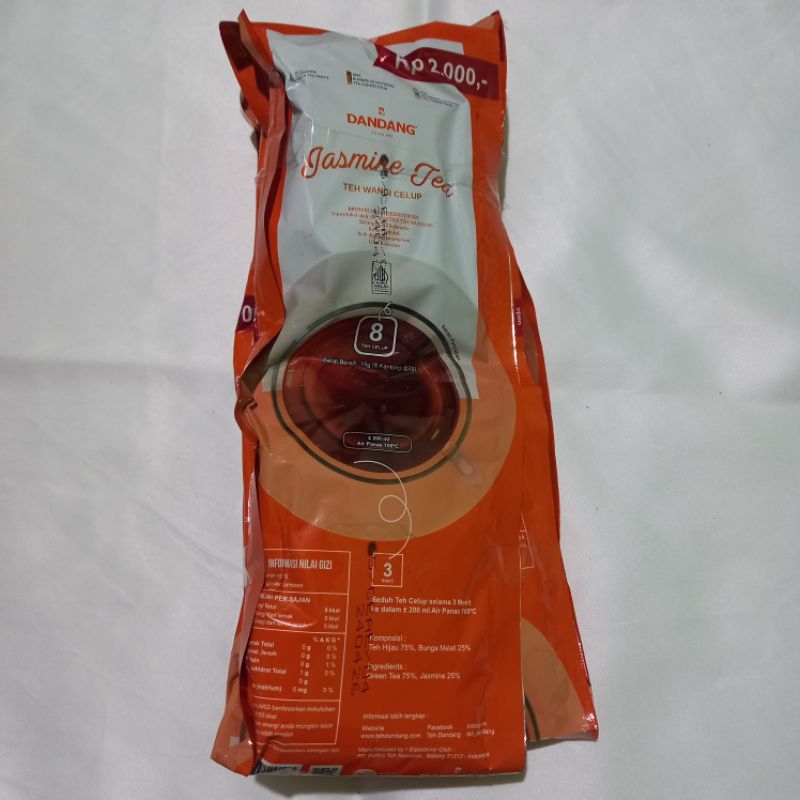 

[10 SACHET] TEH WANGI CELUP DANDANG JASMINE TEA KEMASAN 2000