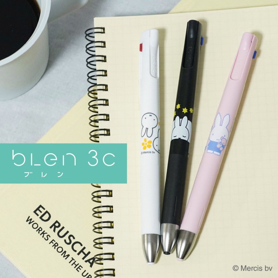 

Zebra bLen 3C by Nendo Miffy EB636 Boris 3 Color Multi Ballpoint Pen 0.5mm Pulpen Limited Edition