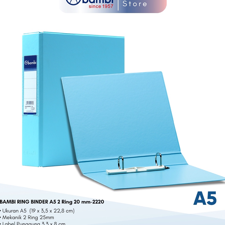 

Spesial Bambi Ring Binder A5 2 Ring Photocard Namecard Presentation Album kode 222