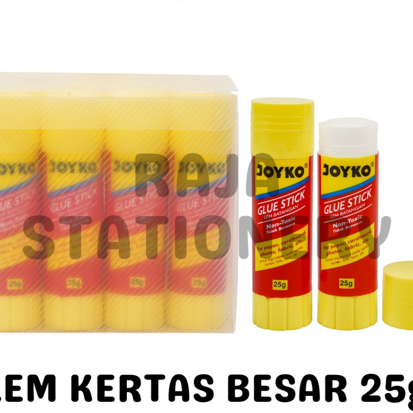 

KI3 JOYKO GLUE STICK 25g JUMBO LEM BATANG STIK JOYKO KES GS25 LUSIN 12PCS