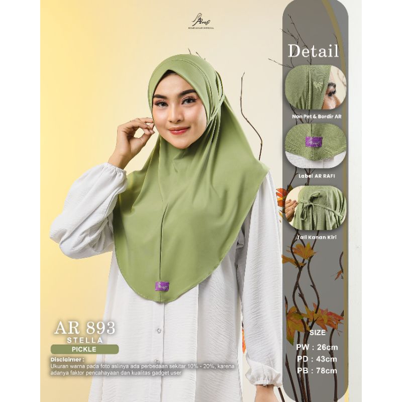 AR 893 HIJAB BERGO OLGA TERBARU BY ARRAFI ORI