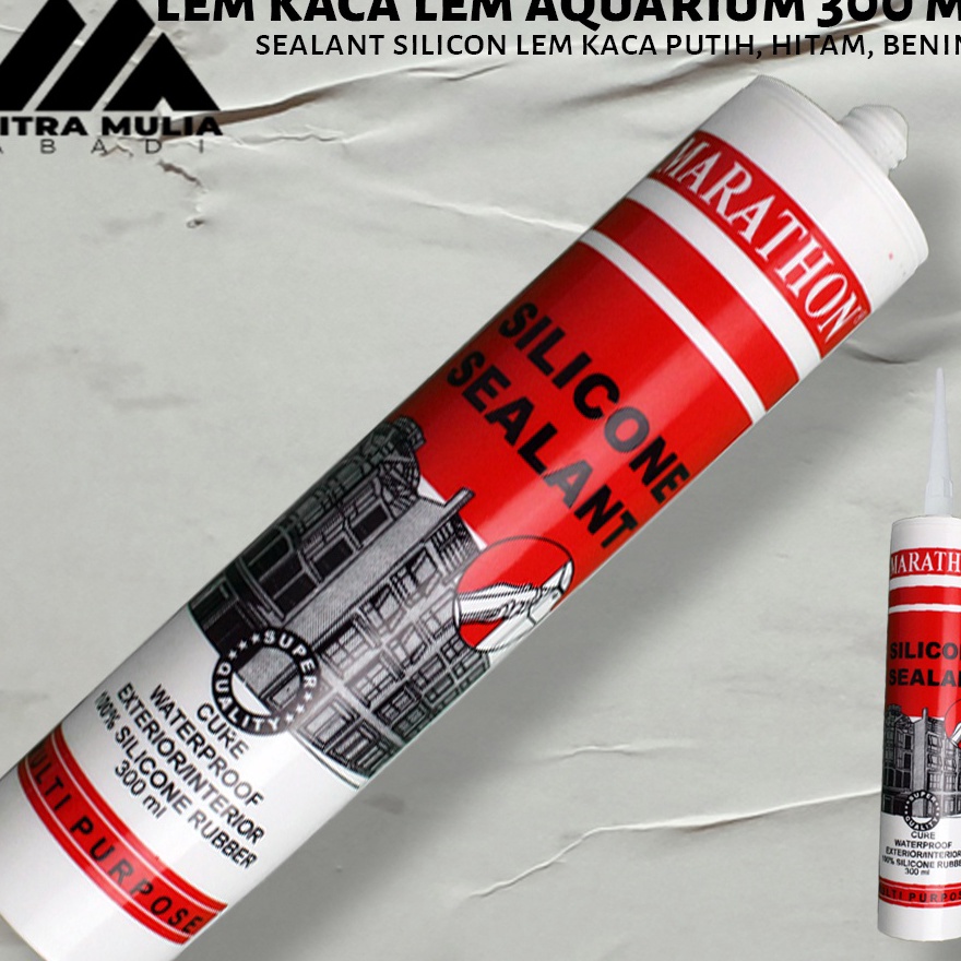 

HJ6 LEM BOTOL KACA LEM KACA AQUARIUM SEALENT HITAM CLEAR PUTIH